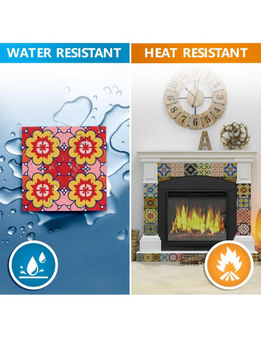 Pegatinas de Azulejos Mi Alma 24 PC 10x10 cm Impermeables