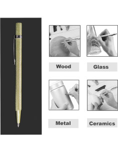 Herramienta de Scribe VebaCidi 2 Piezas Punta Carburo 15 cm 2