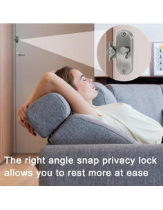 Cerradura de Pestillo KAFENDA 90 Grados Acero Inoxidable 2