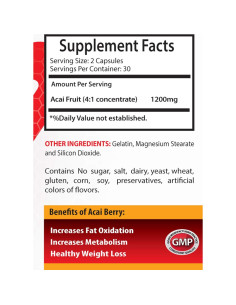 Complejo de Baya de Acai 226g - Healthy Supplements 2