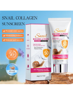 Protector Solar SPF 50 Colágeno de Caracol NovaCharm 83g 2