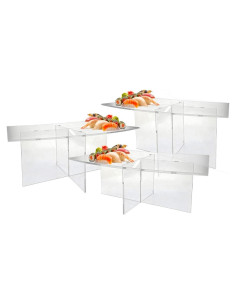 Soporte de Exhibición Acrílico OnDisplay - Juego de 3 Niveles