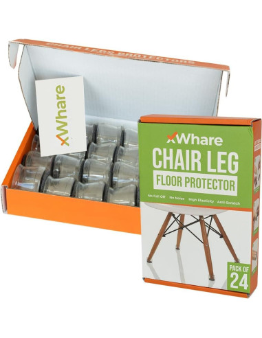 24 Protectores de Suelo de Silicona Xwhare Antideslizantes
