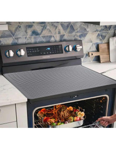 Alfombrilla de Silicona Parnoo 71.1x50.8 cm Gris para Estufa 2