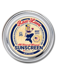 Protector Solar Ecológico Raw Love SPF 30 56.7 g Natural Resistente al Agua