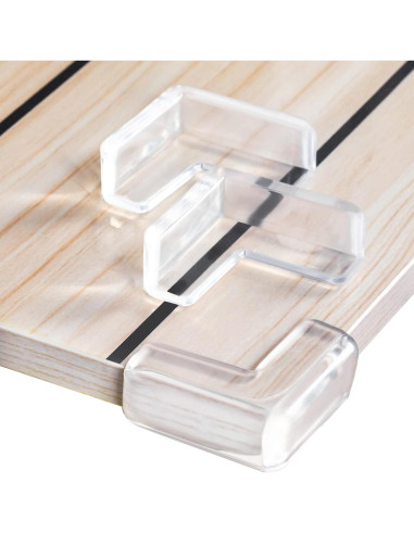 24 Protectores de Esquinas AIXMEET Silicona Transparente