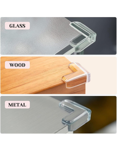 24 Protectores de Esquinas AIXMEET Silicona Transparente