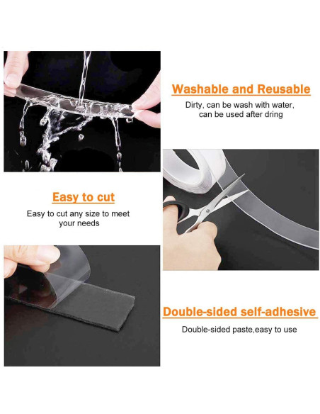 Almohadillas Antideslizantes QIYIHOME 5.03 m para Muebles