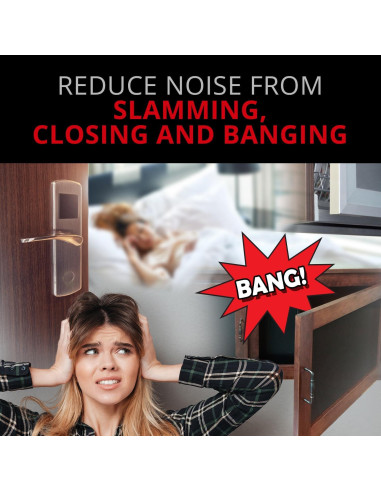 Protectores de Puertas de Gabinete X-PROTECTOR 200 PCS Silicona