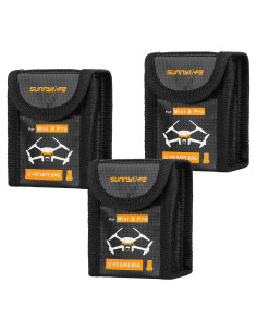 Bolsa de Seguridad CAPART para Baterías DJI Mini 4 Pro - 3pcs