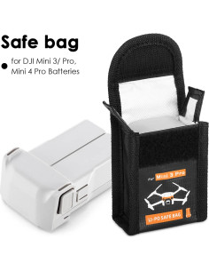 Bolsa de Seguridad CAPART para Baterías DJI Mini 4 Pro - 3pcs 2