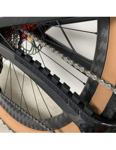 Protector de Cadena de Bicicleta ENLEE YH-CS4 Silicona Negro 2