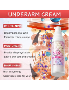 Crema Blanqueadora Evolvique para Mujeres - Hidratante y Aclaradora para Axilas y Cuerpo 2