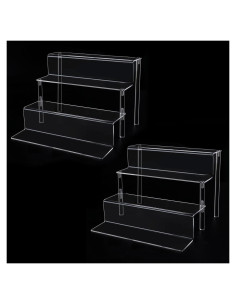 Organizador Acrílico 4 Niveles para Perfumes y Figuras Pop