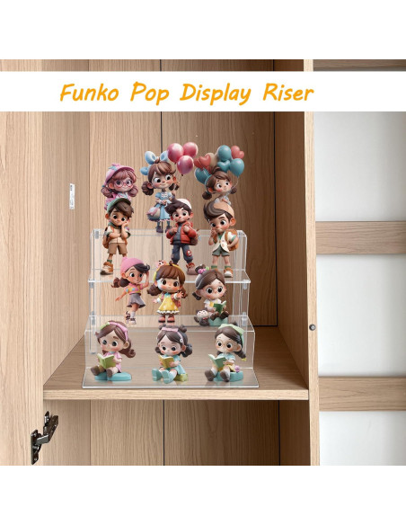 Organizador Acrílico 4 Niveles para Perfumes y Figuras Pop Organizador Acrílico 4 Niveles para Perfumes y Figuras Pop