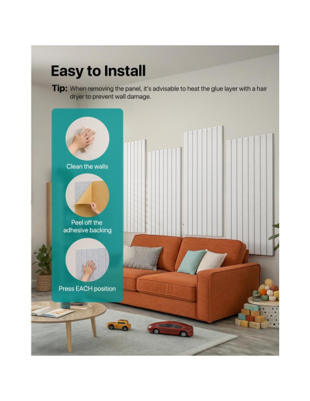 Paneles Aislantes Acústicos Autoadhesivos Soundsbay 3 Pzas 120x60cm