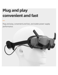 Soporte Clip Batería y Cable Alimentación Axisflying Gafas 2 2