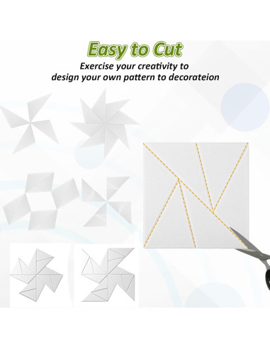 18 Paneles Acústicos Autoadhesivos LOPYXBR Blancos 30x30 cm