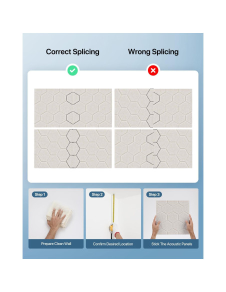 Paneles Acústicos Kuchoow 12 Piezas 30.48x30.48cm Beige Paneles Acústicos Kuchoow 12 Piezas 30.48x30.48cm Beige