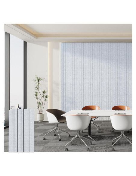 Paneles Acústicos Aislantes 4 Pzs Fibra Poliéster 121.9x30.5cm