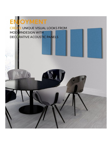 Paneles Acústicos Olanglab Marino 2 Piezas 60x30 cm