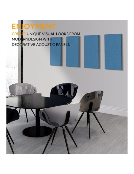 Paneles Acústicos Olanglab Marino 2 Piezas 60x30 cm