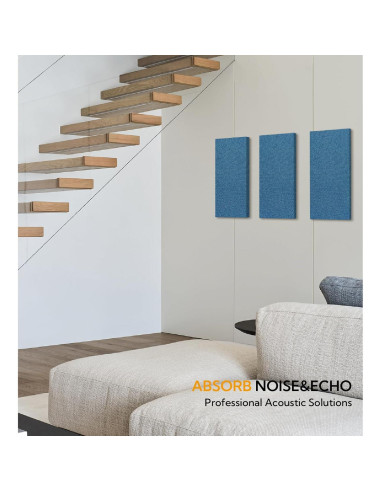 Paneles Acústicos Olanglab Marino 2 Piezas 60x30 cm