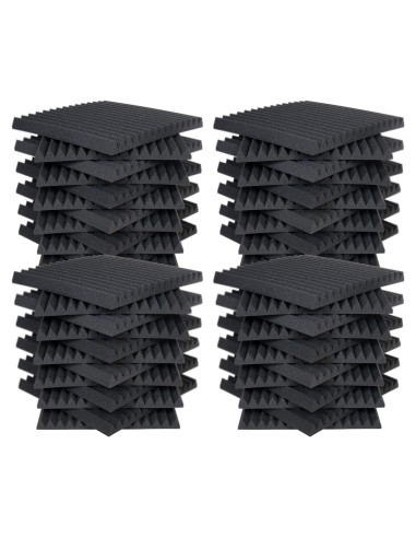 Paneles Acústicos AK TRADING CO. Wedge 30.48x30.48cm - 48 Piezas