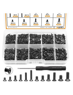Kit de Tornillos para Laptop Mankk 360 Piezas 12 Tamaños