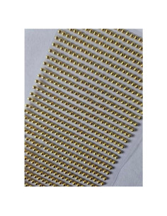 Gemas de Rhinestone Autoadhesivas Doradas 3mm 750 Piezas CraftbuddyUS