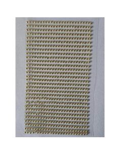 Gemas de Rhinestone Autoadhesivas Doradas 3mm 750 Piezas CraftbuddyUS 2