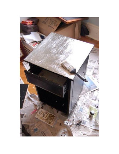 Hojas de Imitación de Oro JINRUISI 200 Unidades 14x14cm