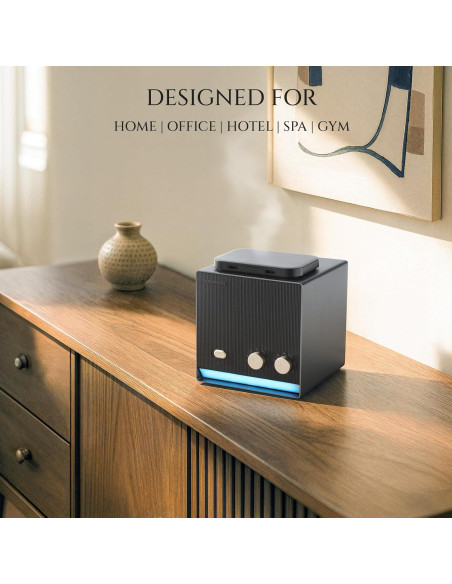 Difusor de Aceite Esencial Aromadd D-Air Pro Titanio Negro 200ml Difusor de Aceite Esencial Aromadd D-Air Pro Titanio Negro 200ml