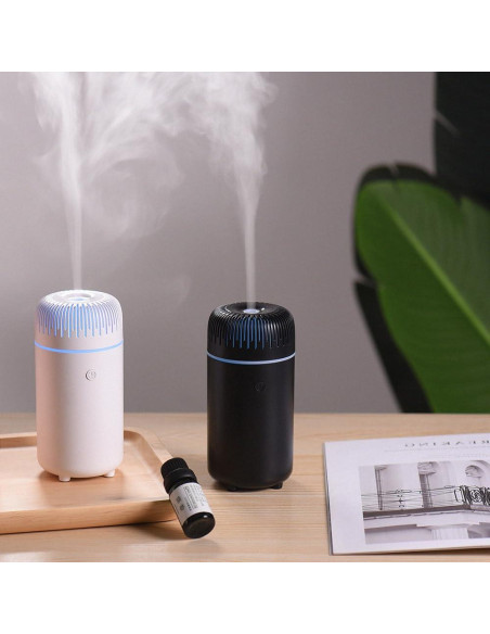 Difusor de Aire Humidificador USB UrrSovv 100ml Negro Portátil