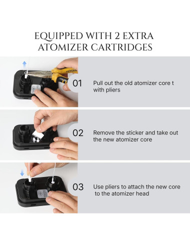 Difusor de Aceite Esencial Aromadd D-Air Pro Titanio Negro 200ml