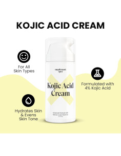 Crema Facial Ácido Kójico 4% Retinol A Vitamina E 96.39g 2