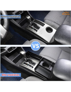 Caja de Almacenamiento para Portavasos Aunginsy Toyota Tacoma 2006-2015 2