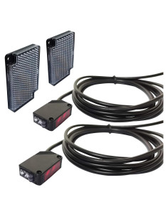 Sensor Fotoeléctrico IKSACE E3Z-R61 NPN Montaje Pared 2 Piezas