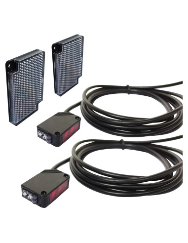 Sensor Fotoeléctrico IKSACE E3Z-R61 NPN Montaje Pared 2 Piezas