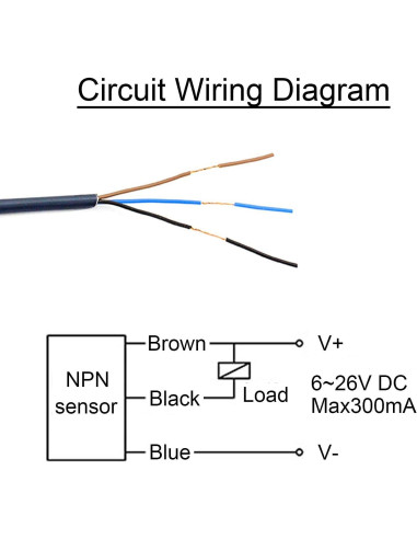 Sensor Fotoeléctrico IKSACE E3Z-R61 NPN Montaje Pared 2 Piezas