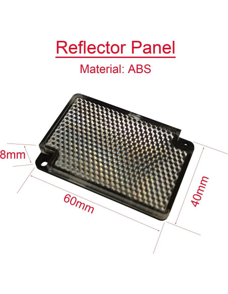 Sensor Fotoeléctrico IKSACE E3Z-R61 NPN Montaje Pared 2 Piezas