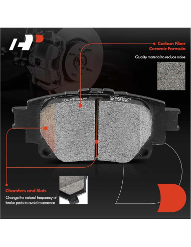 Discos de Freno Traseros Perforados A-Premium + Pastillas Cerámicas Toyota Corolla 2019-2022