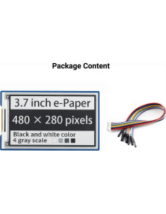 Pantalla E-Paper E-Ink 3.7" Waveshare 480x280 SPI 2