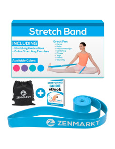 Banda de Estiramiento Zenmarkt para Flexibilidad y Fuerza - Goma Natural
