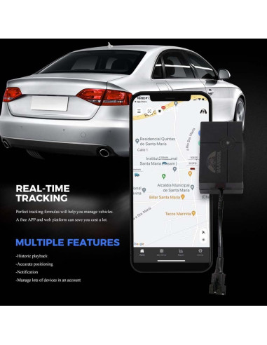 Rastreador GPS 4G BAANOOL BN-401A-L Vehículos Latinoamérica