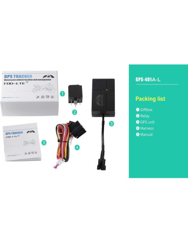 Rastreador GPS 4G BAANOOL BN-401A-L Vehículos Latinoamérica