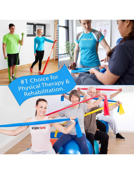 Banda de Resistencia Starktape Láttex 1.62m - Ligera 4.54kg