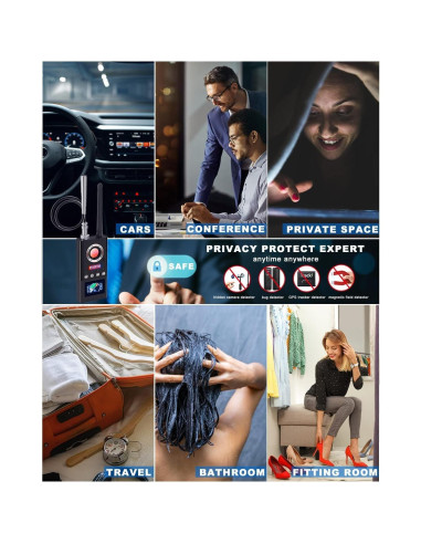 Detector de Cámara Oculta JAXTIN G66 Pro con Escaneo AI