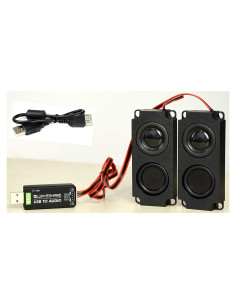 Adaptador USB a Audio Bicool con Altavoz 8 5W para Raspberry Pi
