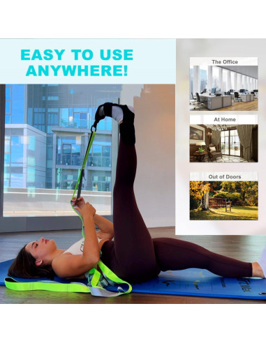 Correa de Estiramiento GULANESSY 2.44m para Pies y Pantorrillas